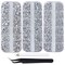 6800 Pieces+ Flatback Glass Hotfix Iron On Rhinestones Crystal for DIY Making with 1 Tweezer & 1 Picking Pen for Shoes, Clothes, Face Art, Bags, Manicure (Clear Crystal, 6-Sizes)